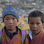 Trekking Bhutan, Kinder